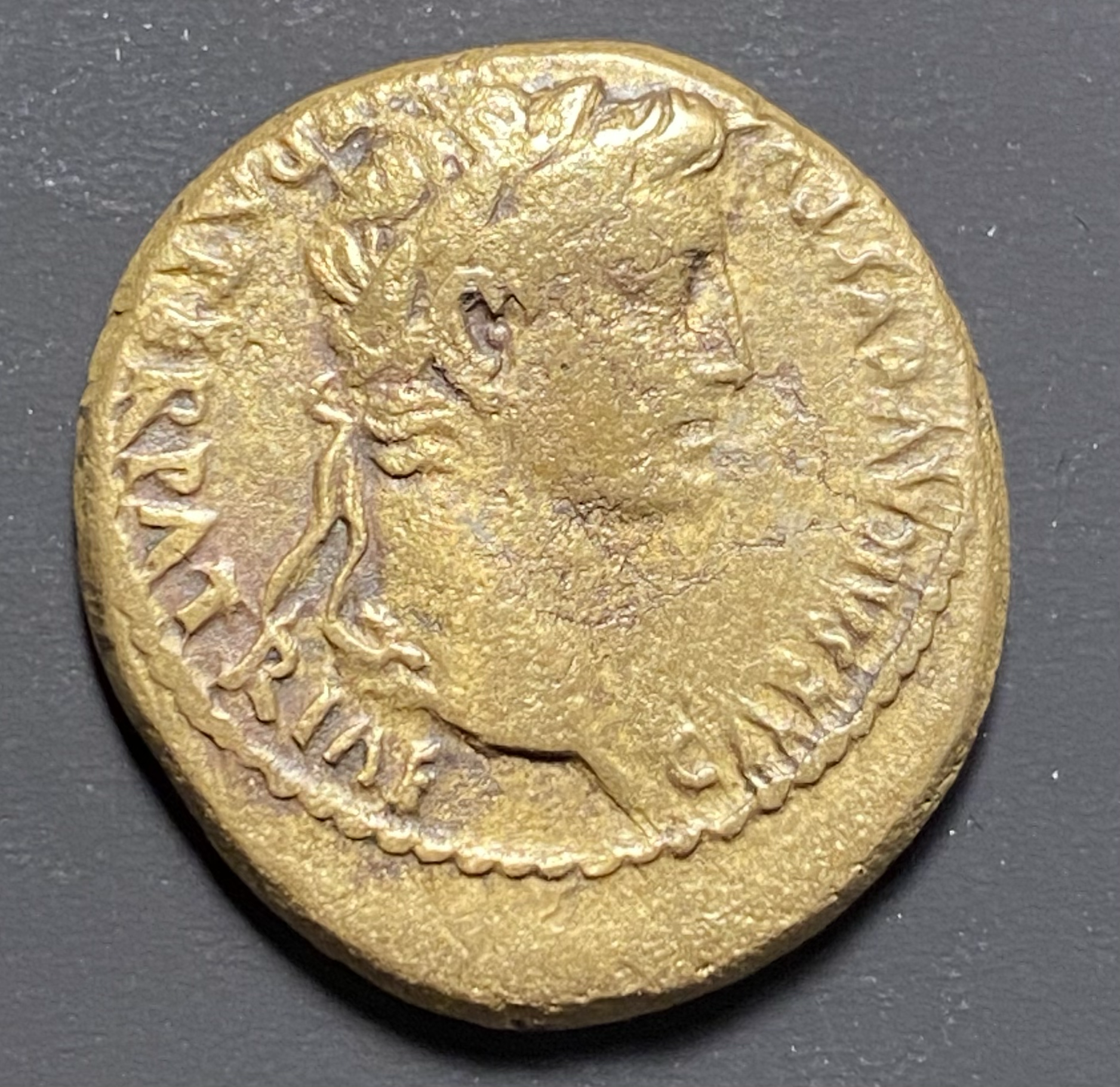 Semis of Augustus - Obverse