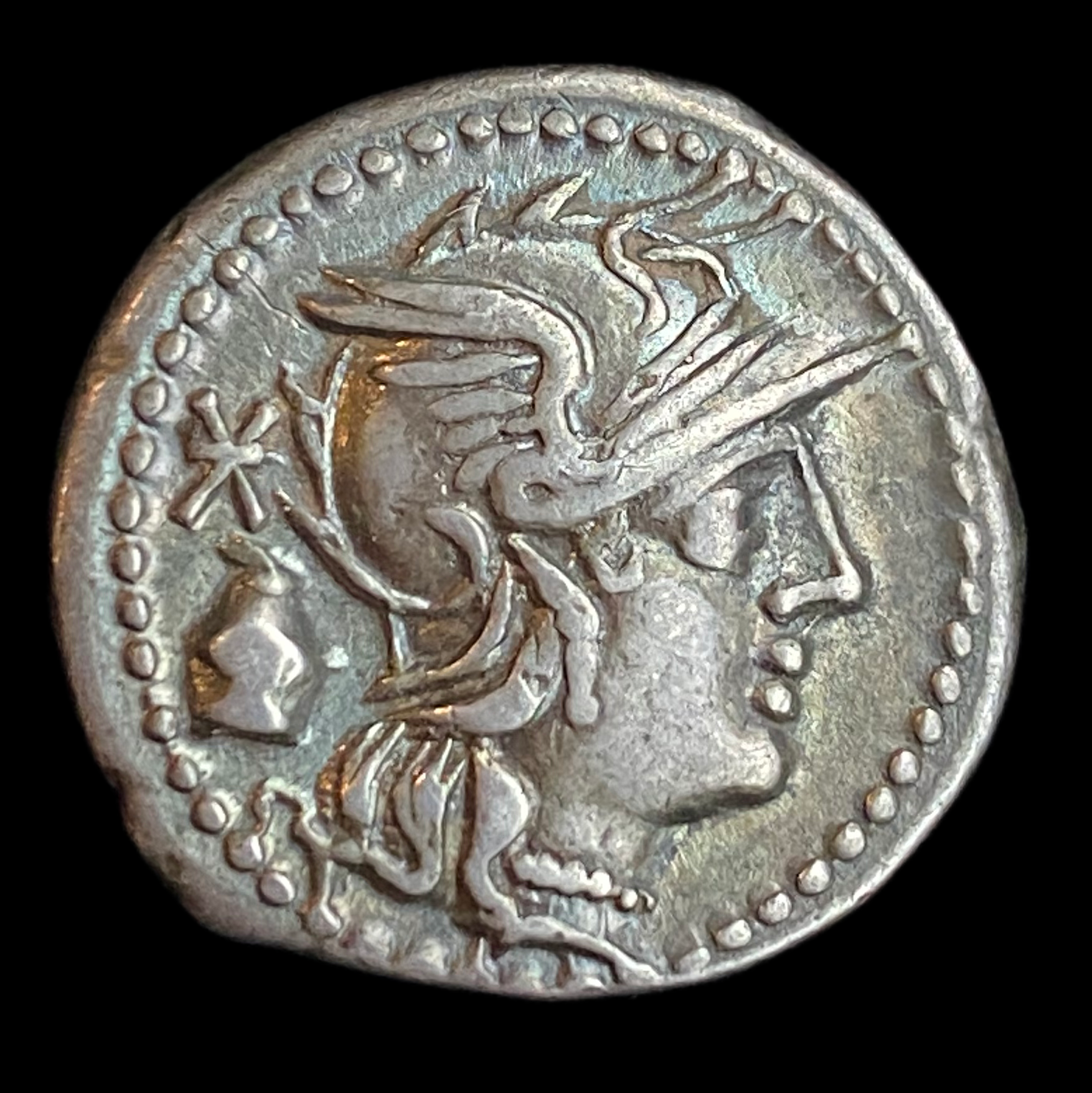 Denarius of C. Cassius - Obverse