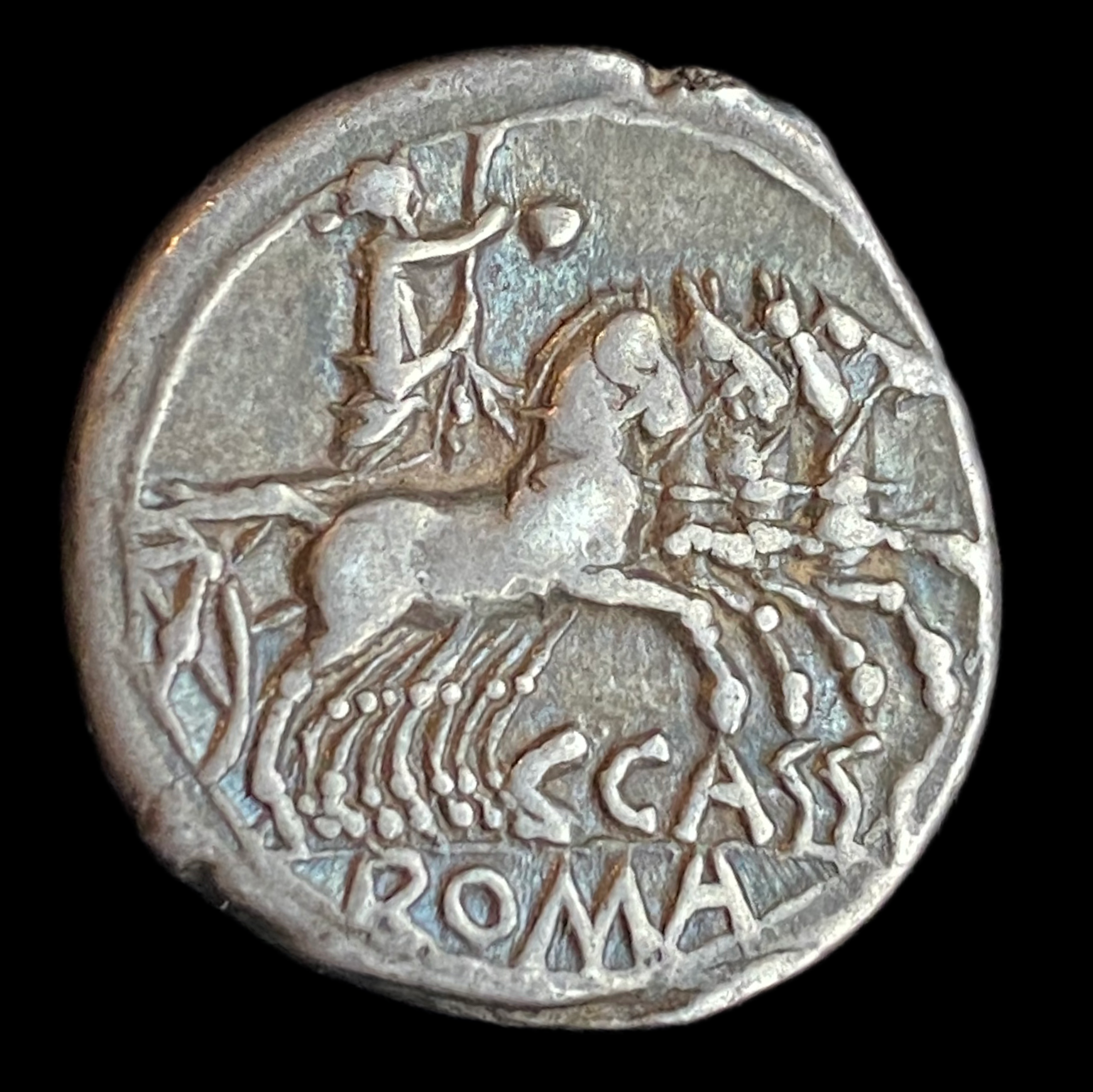 Denarius of C. Cassius - Reverse