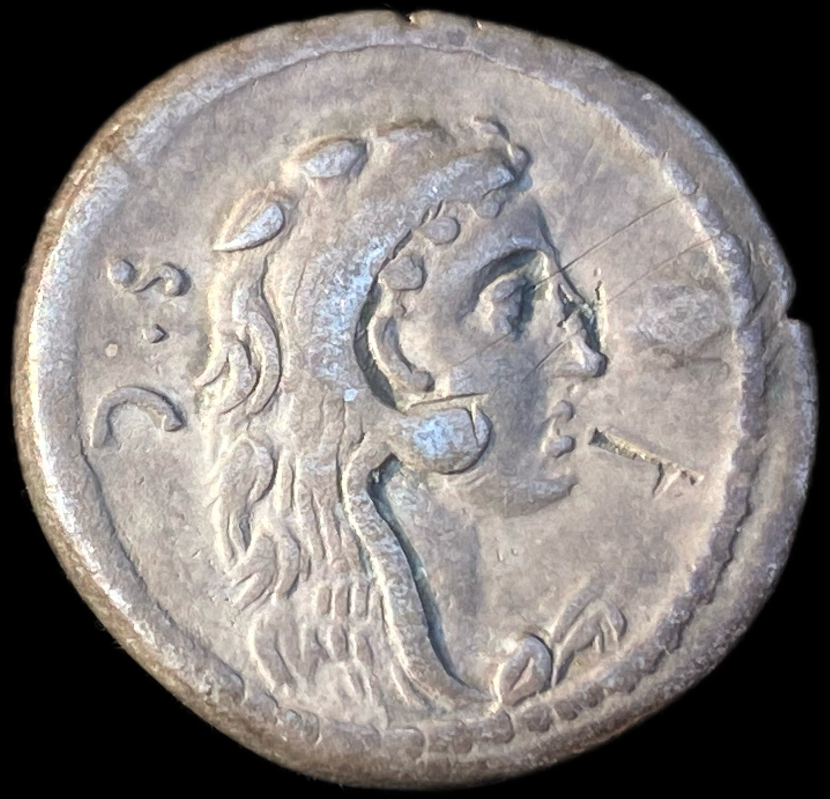 Denarius of Faustus Cornelius Sulla - Obverse