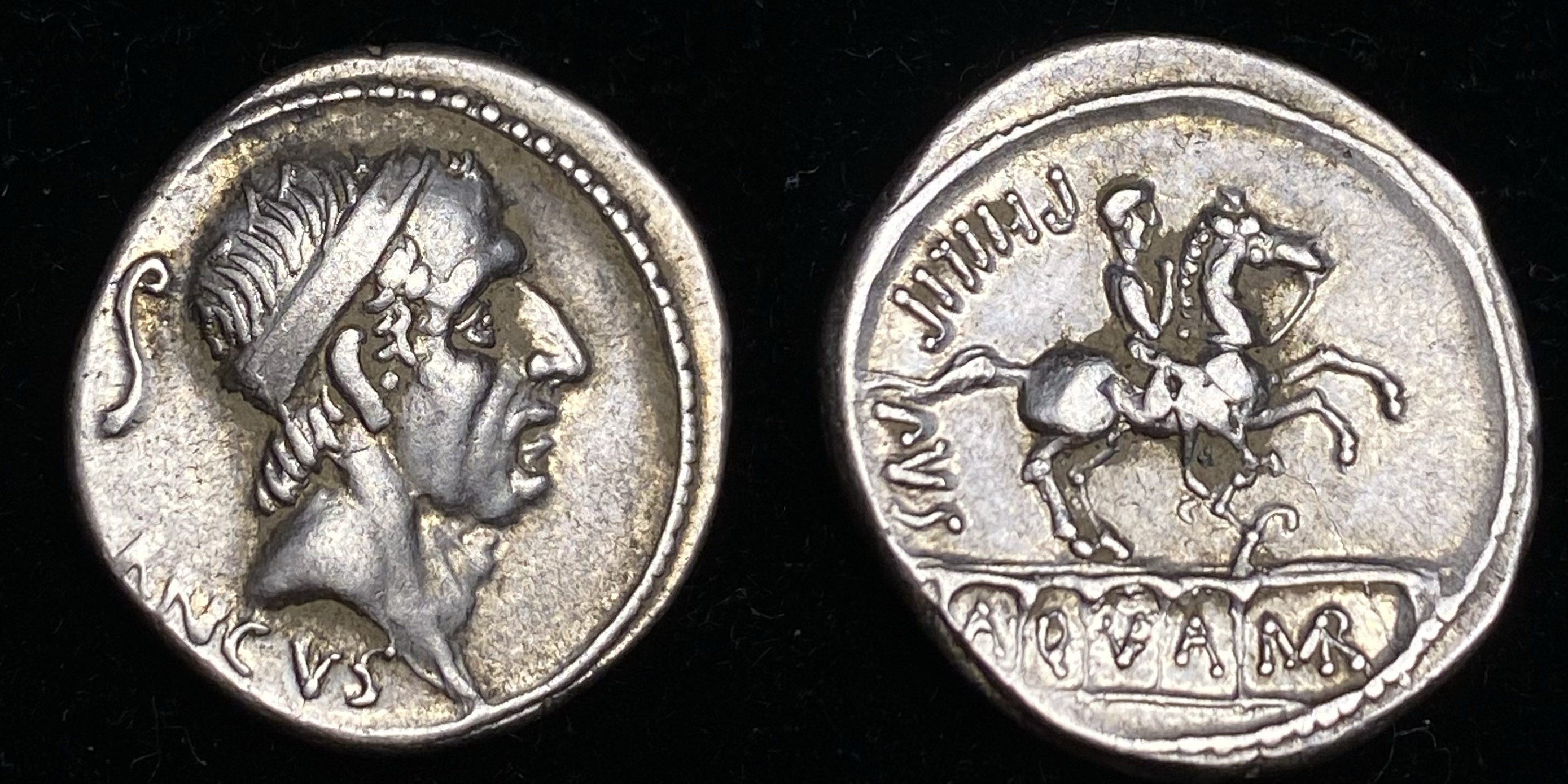 Denarius of L. Marcius Philippus