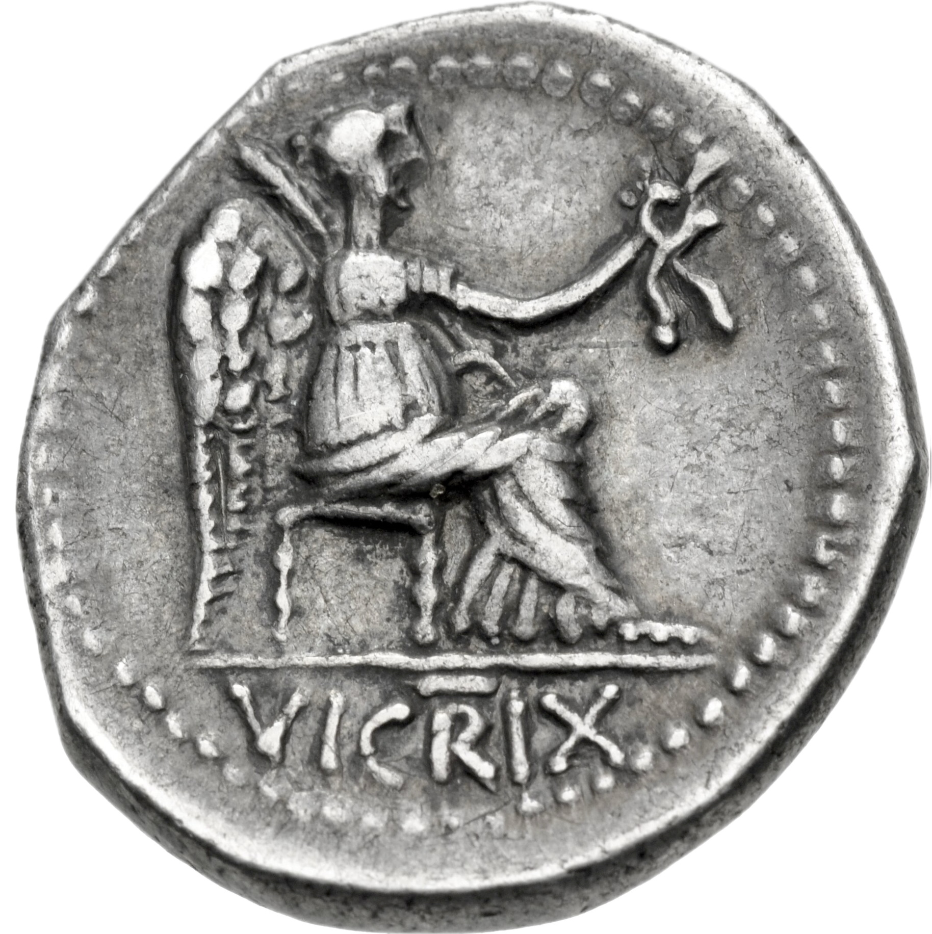 Denarius of M. Porcius Cato - Reverse