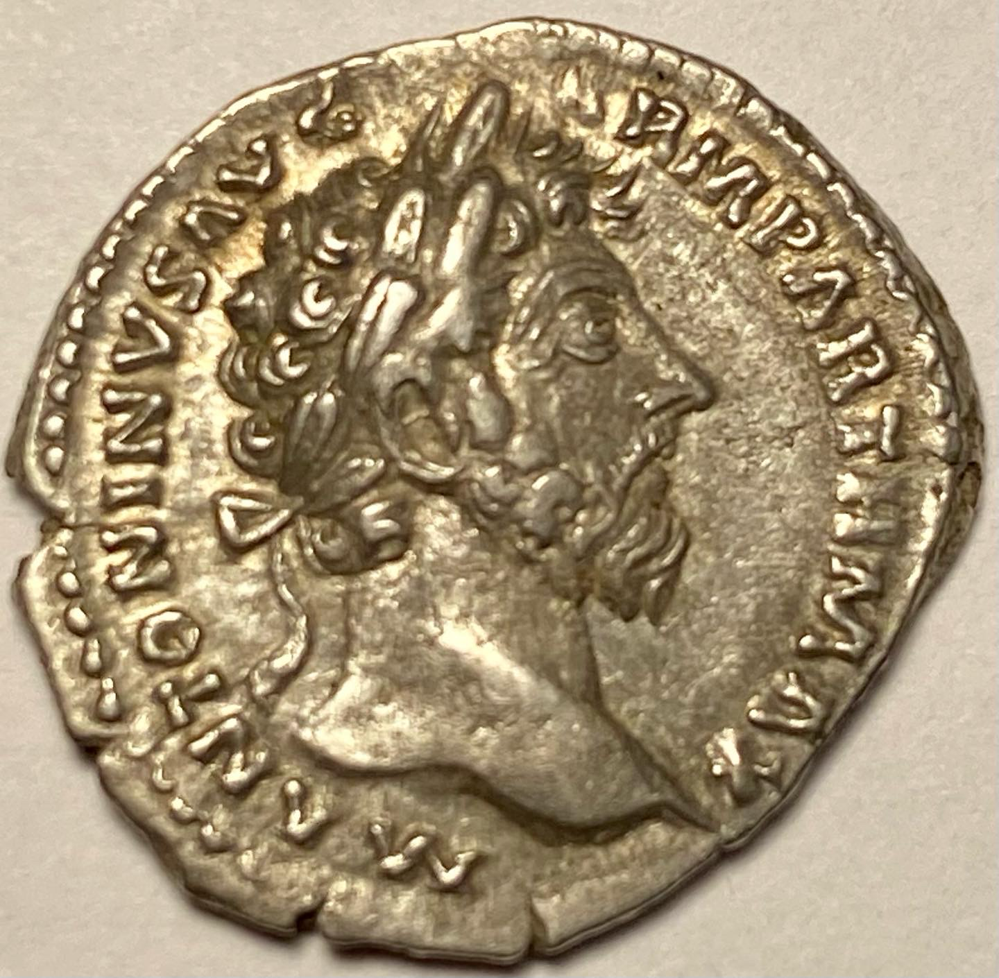 Denarius of Marcus Aurelius - Obverse