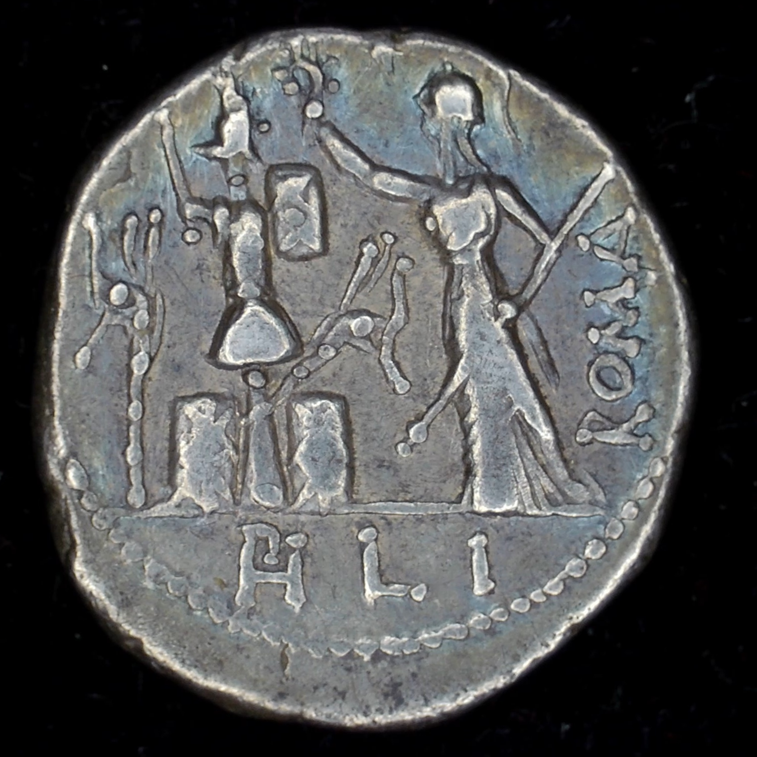 Denarius of Marcus Furius Philus - Reverse