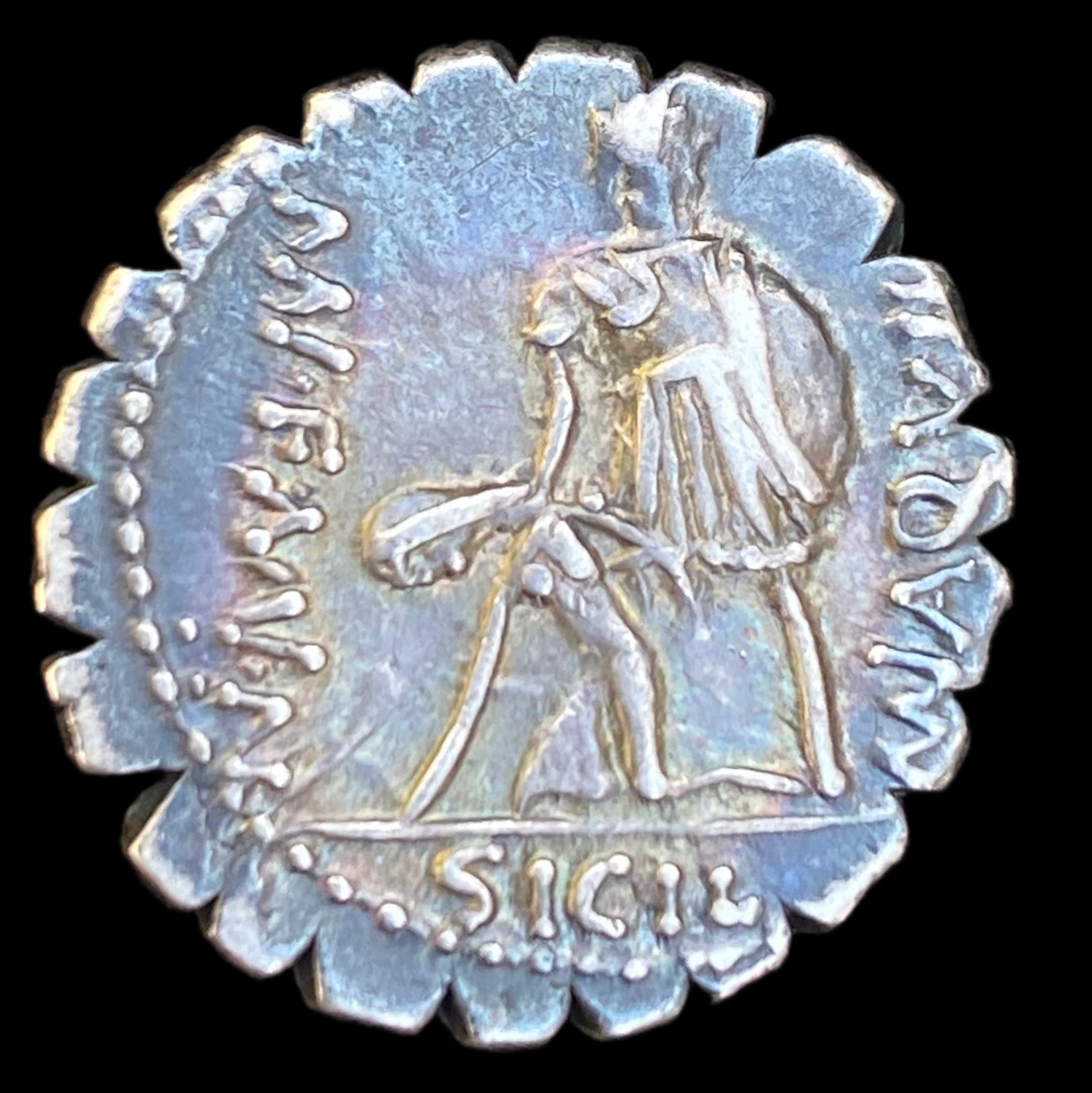 Denarius of Mn. Aquillius - Reverse