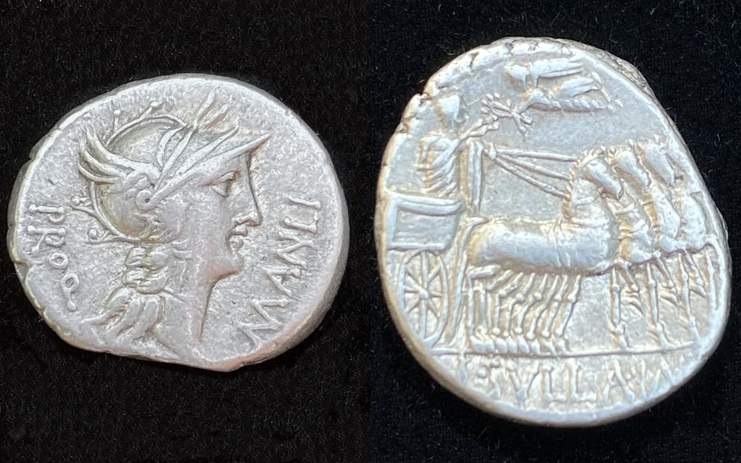 Denarius of L. Manlius Torquatus