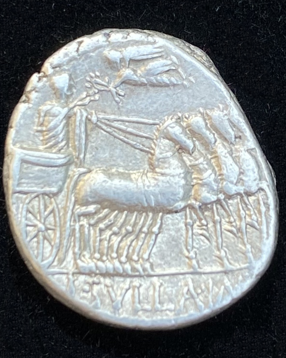 Denarius of L. Manlius Torquatus - Reverse