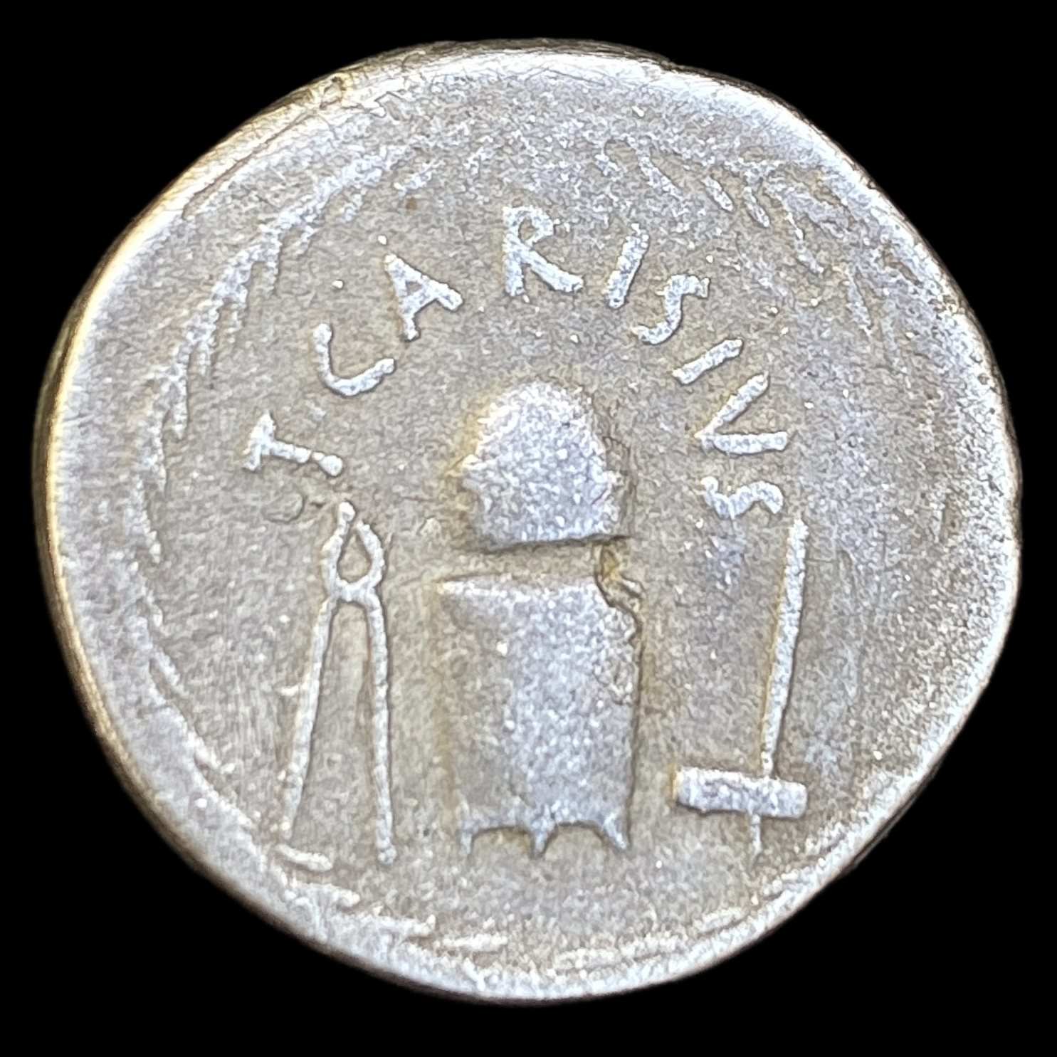 Denarius of T. Carisius - Reverse