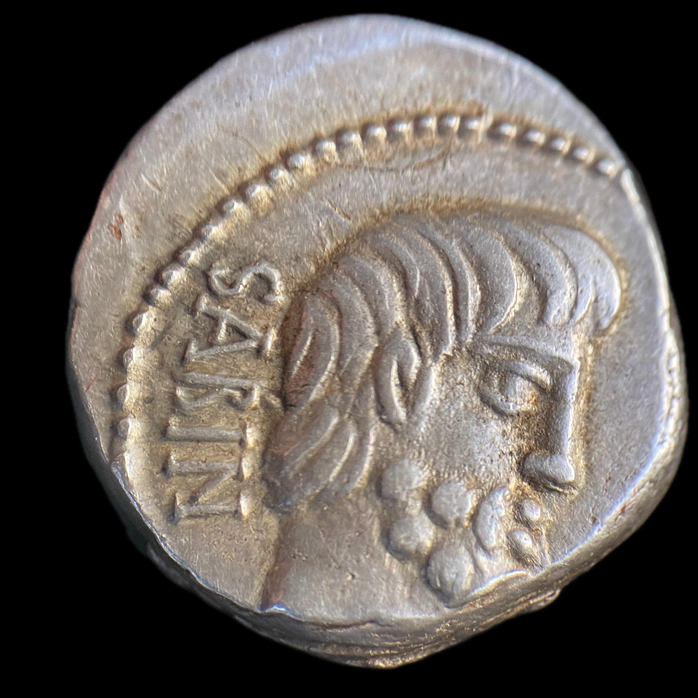 Denarius of L. Titurius L.f. Sabinus - Obverse