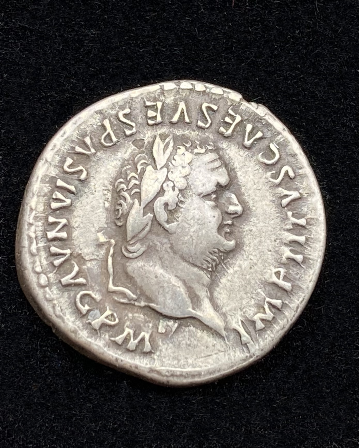 Denarius of Titus - Obverse