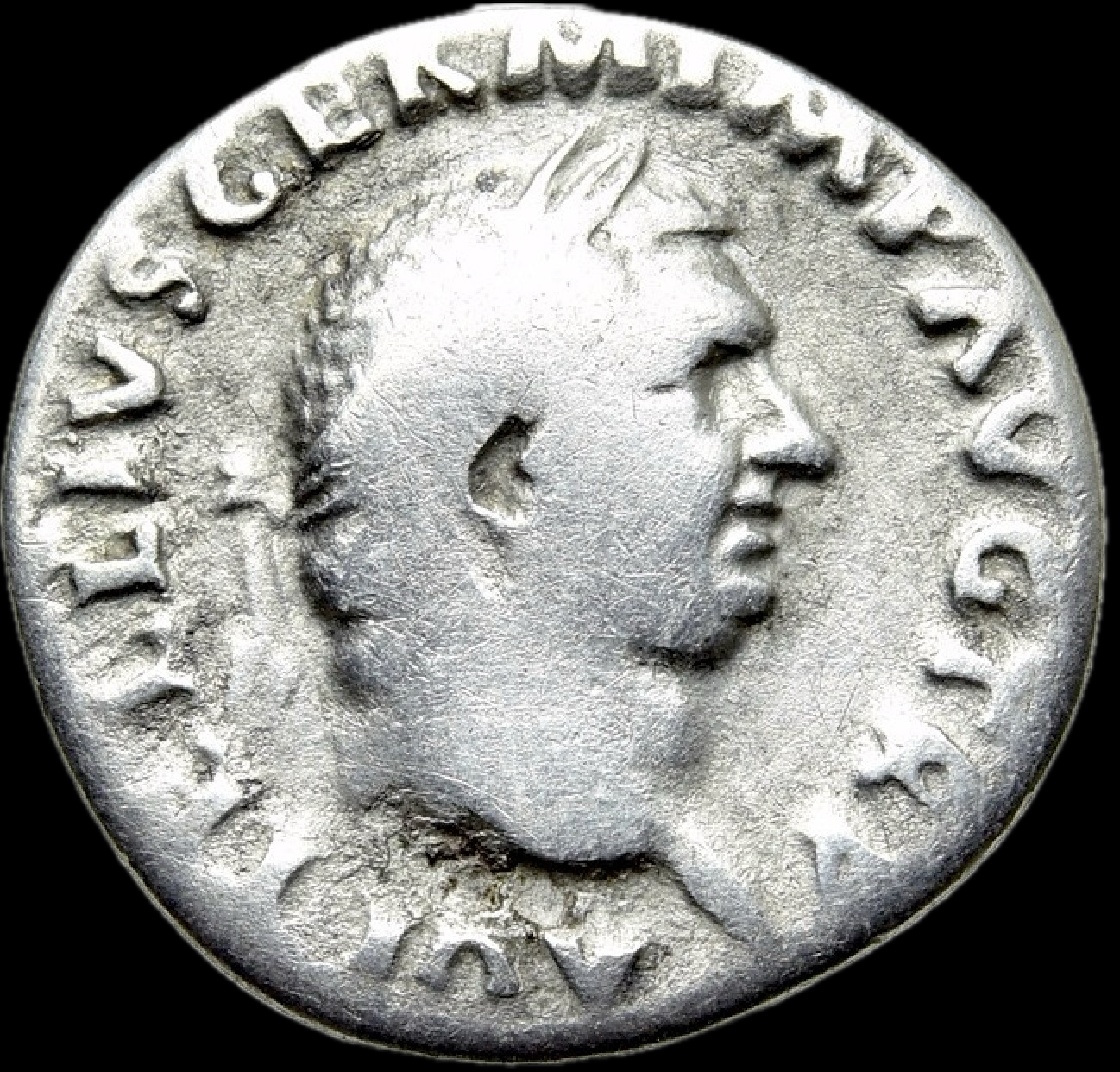 Denarius of Vitellius - Obverse